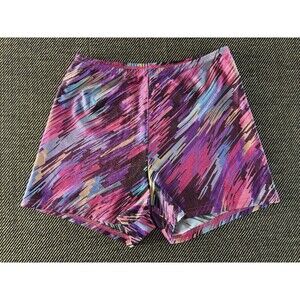 AA American Apparel Cali Sun & Fun Shiny Lycra Retro 90s Shorts Hot Pants L